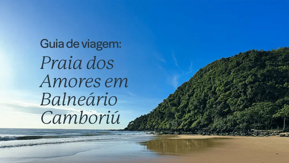 Vista da Praia dos Amores em Balneário Camboriú