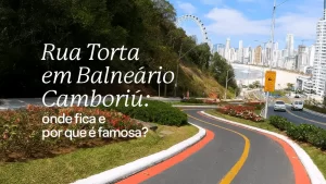 Vista da Rua Torta em Balneário Camboriú